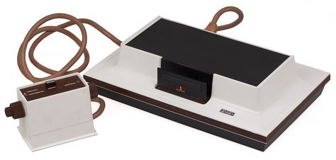 Ralph H. Baer conceived the idea of a home video game in 1951. In the late 1960s, while working for Sanders Associates, he created a series of video game console designs. One of these designs, which gained the nickname of the "Brown Box," featured changeable game modes and led to an agreement between Sanders Associates and Magnavox. In 1972 Magnavox released the Magnavox Odyssey, the first home video game console which could be connected to a TV set. Magnavox Odyssey, History Of Video Games, Controller Design, Video Game Systems, Happy 40th Birthday, Game System, Old Video, Gaming Console, Sony Playstation