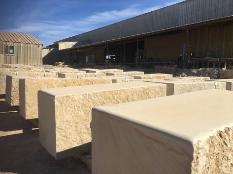 Limestone blocks/benches custom cut from Mezger Stone — Steemit Limestone Bench, Hardscaping Ideas, Limestone Block, Limestone Quarry, Lime Stone, Rock Face, Getting Ready, Front Yard, House Ideas