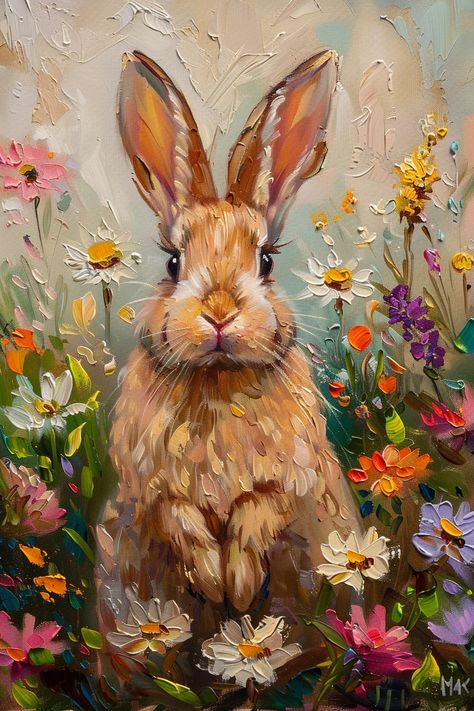 ✨🚀Explore Amazing Midjourney Prompts - Go to Link in my Bio🌐🔗 Bunny Rabbit Painting, Painting Of Rabbit, Spring Animals Drawing, Cute Paintings To Paint, Acrylic Animal Paintings Easy, Painting Ideas On Canvas Animals, Realistic Painting Ideas, Acrylic Painting Animals, Bunny Acrylic Painting