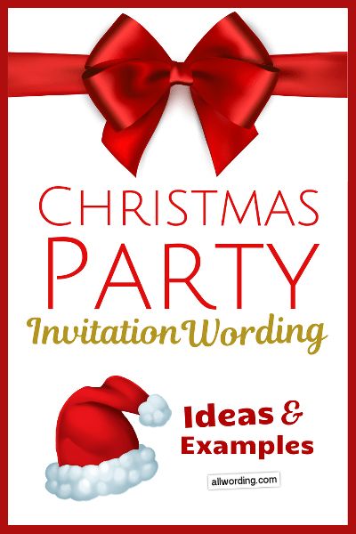 Wording ideas for Christmas party invitations. Includes invitation wording for office parties, potlucks, family gatherings, and more. Christmas Invitation Wording, Holiday Party Invite Wording, Office Christmas Party Invitation, Christmas Party Invitation Wording, Free Christmas Invitation Templates, Funny Christmas Party Invitations, Xmas Party Invitations, Christmas Potluck, Wording Ideas