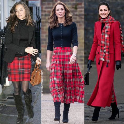 Kate Middleton in Cheery Tartan Plaid for Video Call Celebrating Burns Night Burns Night Dress, Burns Night Outfits, Plaid Dress Outfit, Red Tartan Dress, Princess Kate Style, Tartan Plaid Dress, Classy Fall Outfits, Tartan Fashion, Outfit Inspiration Women