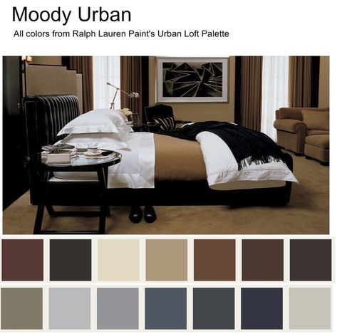 Ralph Lauren Interior Paint Colors | Ralph Lauren Paint Colors: Moody Urban Ralph Lauren Cabin, Ralph Lauren Living Room, Ralph Lauren Suede Paint, Ralph Lauren Paint Colors, Cabin Paint Colors, Ralph Lauren Interiors, Ralph Lauren Bedroom, Suede Paint, Ralph Lauren Paint