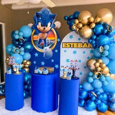 Sonic Theme Birthday Party, Paty Ideas, Sonic Birthday Party, Sonic Birthday Cake, Happy Birthday Husband Quotes, Lake Birthday, Sonic Cake, Sonic Dash, Sunshine Birthday Parties