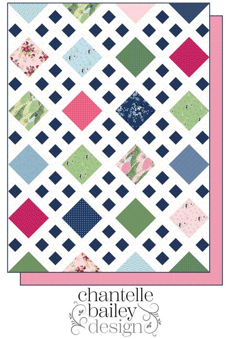 Lattice Quilt Pattern, Layer Cake Quilt Pattern, Modern Baby Quilt Patterns, Mountain Quilt Pattern, Mountain Quilt, Free Baby Quilt Patterns, Garden Lattice, Layer Cake Quilt, Celtic Quilt