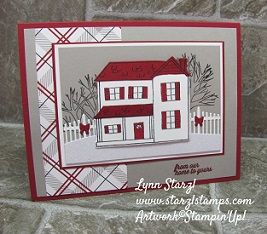 Love the Farmhouse Christmas bundle and the coordinating Festive Farmhouse Designer Series Paper! Candy Cane Cards, Christmas Card Tutorials, Christmas Country, Reindeer Card, Homemade Christmas Cards, Stampin Up Christmas Cards, Christmas Tree Cards, Designer Series Paper, Stampin Up Christmas