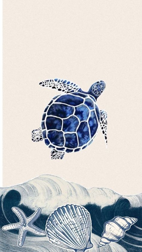 Cute Turtle Wallpaper, Pinterest Posters, Starfish Wallpaper, Sea Turtle Wallpaper, Mars Wallpaper, Turtle Wallpaper, Ocean At Night, Cute Summer Wallpapers, Iphone Case Stickers