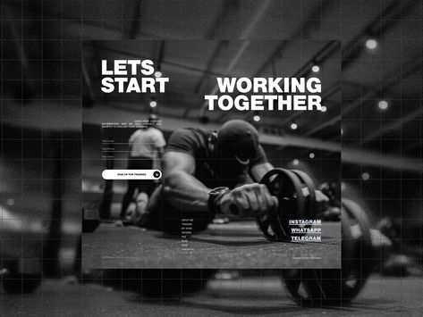 A unique website for a fitness trainer by Kateryna Gym Marketing, Video Storyboard, Gym Personal Trainer, Personal Trainer Website, Gym Photo, Fitness Website, Gym Trainer, Gym Photos, Website Ideas