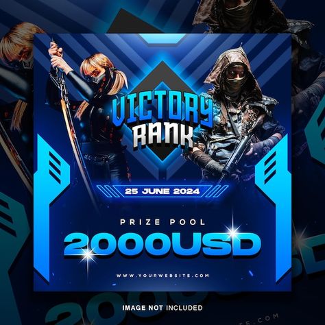 PSD esports social media post | Premium Psd #Freepik #psd #esport #esports-banner #game-post #game-banner Game Banner Design, Esport Graphic Design, Gaming Social Media Post, Esports Poster Design, Esports Banner, Banner Game, Esports Games, Game Banner, Digital Ideas