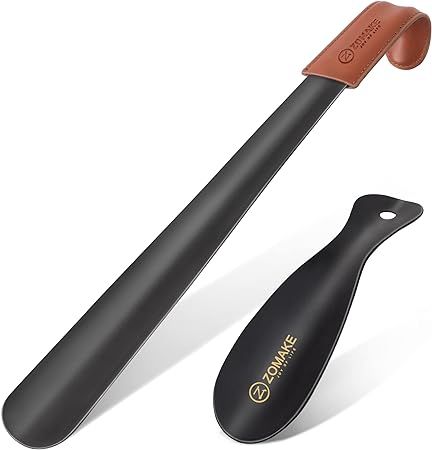 Amazon.com: ZOMAKE Metal Shoe Horn Long Handle For Seniors,Set of 2,Shoe Horn Long Handle for Seniors 16.5 Inches with Travel Shoe Horn for Kids 7.5 Inches : Clothing, Shoes & Jewelry Senior Trip, Shoe Horn, Travel Shoes, Long Handles, Compass, Shoes Jewelry, Horn, Shoe Jewelry, For Kids