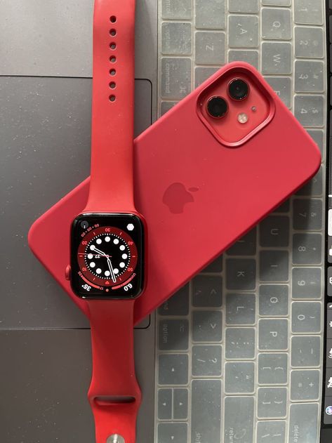 Apple Watch 6 Series, Iphone 12 Red, Red Apple Watch, Apple Leather Case, Charm Bracelets For Girls, Apple Iphone Accessories, Apple Watch Series 6, Apple Technology, Unique Iphone Cases