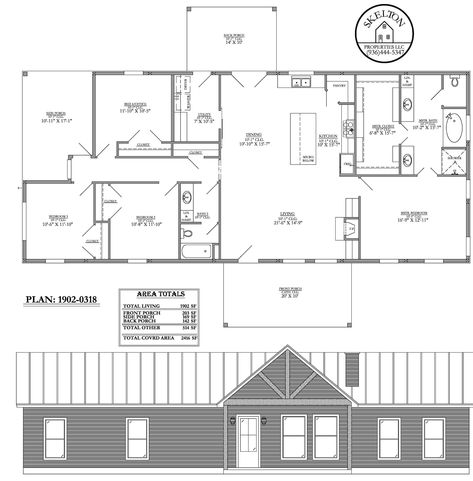 Custom 30x70 post frame home, 4 bedroom 2 bath. 1902 sqft living. Post Frame Homes, House Plans For Sale, Metal House Plans, Metal Barn Homes, Post Frame, Barndominium Plans, Pole Barn House Plans, Barn Style House Plans, House Foundation