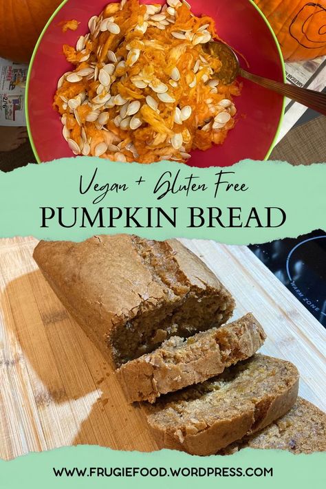 Don't toss those slimy guts after carving your Halloween pumpkins this year. Use them to make this super tasty pumpkin bread instead! Plan an extra fun fall day with the kids carving pumpkins and baking this delicious pumpkin bread. Chances are you already have most of the ingredients you'll need for this recipe sitting in your cupboard. Flax Egg Recipe, Pumpkin Guts, Gluten Free Brands, Fresh Pumpkin, Carving Pumpkins, Flax Egg, Delicious Pumpkin, Fall Day, Pumpkin Bread