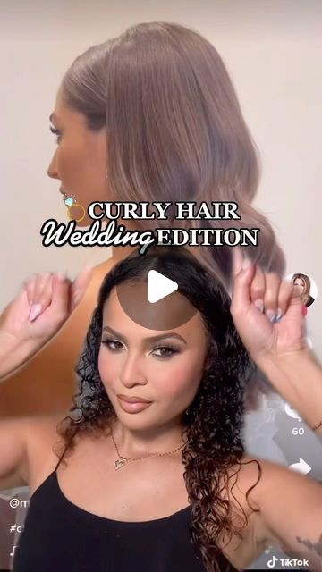 LeeSondra Berovides✨ on Instagram: "CURLY HAIR “Wedding” EDITION PT 1 💍" Natural Curls Wedding Hair, Curly Hair Wedding, Hair Wedding, Curly Hair, Wedding Hairstyles, Curly Hair Styles, Hair, On Instagram, Instagram