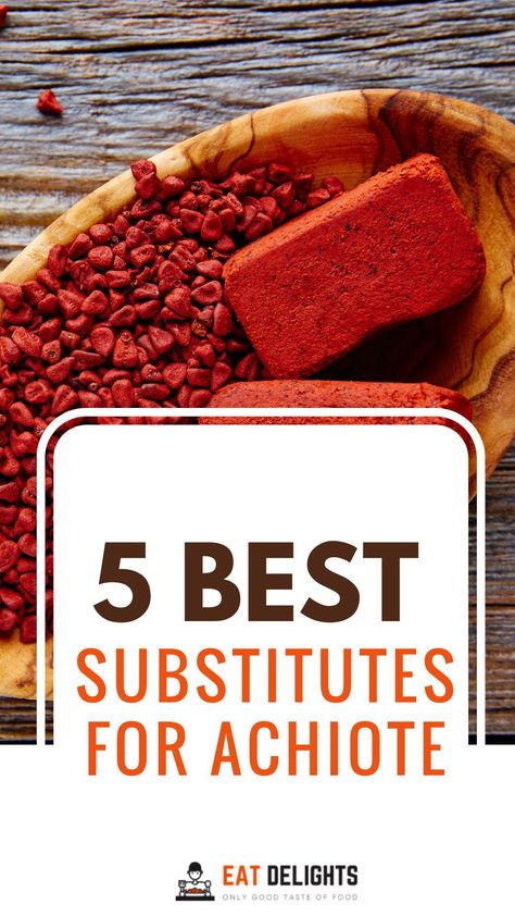 Achiote is one of those ingredients that bring that lovely hue and flavor to different dishes.You can use the whole seeds, powdered or paste form to give your dish a hint of color and an earthy flavor.But if you run out of the said spice, it may not always be available at the store.No need to panic, as you can use many other items in place of achiote. Achiote Paste Substitute, Nicaraguan Food, Meat Replacement, Fresh Fruit Salad, Dried Peppers, Veg Dishes, Powder Recipe, Indian Dishes, Asian Dishes