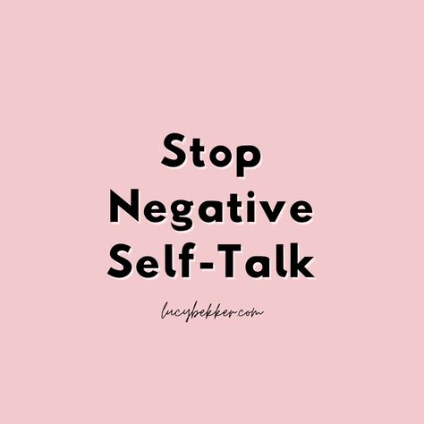 Find ideas and inspiration to stop negative self-talk, improve mental health and self-care and become your own best friend. Stopping negative thoughts and rewriting negative mindsets is the fastest way to upgrade your life and mind Stop Negative Self Talk Quotes, No Negative Thoughts, No Negative Self Talk, Negative Thoughts Quotes Motivation, Positive Self Talk Aesthetic, Stop Being Negative Quotes, Negative Self Talk Quotes, Stop Negativity, Stop Being Negative