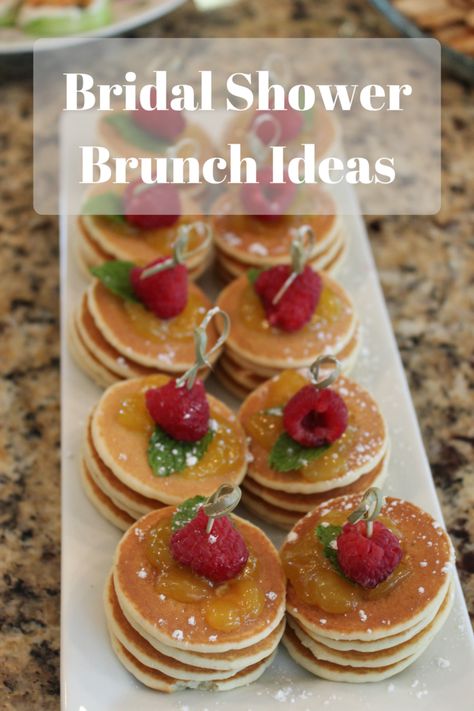 Bridal Shower Brunch Ideas, Shower Brunch Ideas, Bridal Brunch Food, Make Ahead Brunch, Bridesmaid Brunch, Bridal Shower Menu, Brunch Decor, Simple Bridal Shower, Champagne Brunch