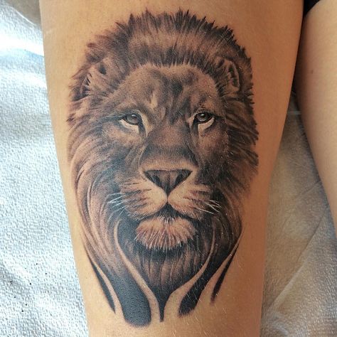 Aslan Narnia Tattoo, Chronicles Of Narnia Aslan, Narnia Tattoo, Narnia Aslan, Empire Tattoo, Heck Yeah, Chronicles Of Narnia, Lion Tattoo, Black And Grey Tattoos