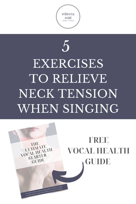 Vocal Warmups Singing, Vocal Exercises Singing, Singing Training, Vocal Health, Vocal Warmups, Upper Body Exercises, Neck Tension, Singing Techniques, Vocal Exercises