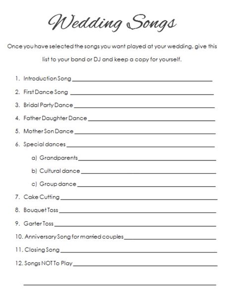 Wedding Reception Checklist, Reception Timeline, Wedding Song List, Wedding Reception Timeline, Wedding Reception Music, Wedding Planning Binder, Party Reception, Wedding Planning On A Budget, Anna Campbell