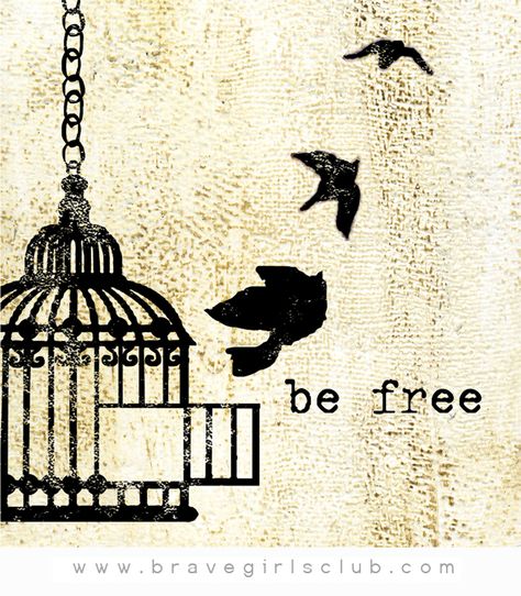 Bird Escaping Cage Drawing, Bird Out Of Cage, Bird And Cage Tattoo Freedom, Bird Cage Illustration, Freedom Tattoo Ideas For Women, Freedom Drawing, Birdcage Tattoo, Freedom Tattoo, Cage Tattoo