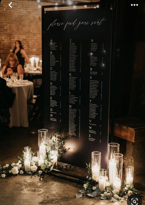 Wedding November, Capitol Hill Seattle, Dark Wedding Theme, Black And White Wedding Theme, White Wedding Theme, Dark Wedding, Future Wedding Plans, Black White Wedding, Seating Plan