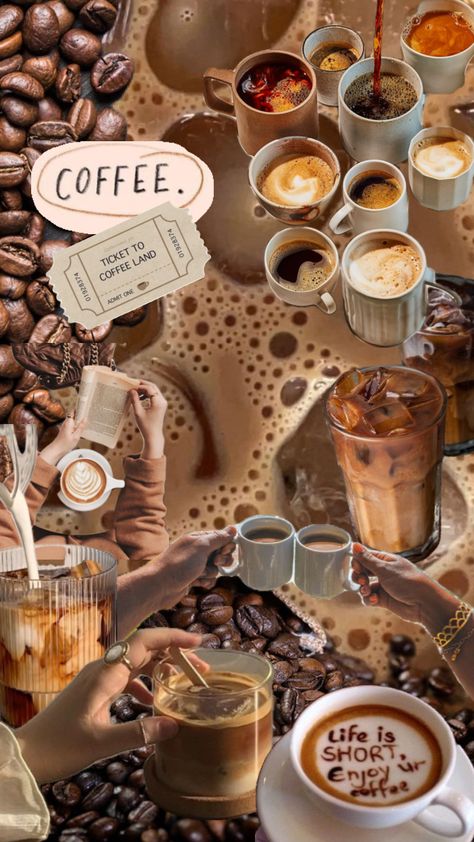 Morning coffee #coffee #brownaesthetic Coffee Mood Board, Coffee Collage, Milk Soap Recipe, Dutch Bros Drinks, Food Collage, Coffee Mood, Coffee Fall, Thanks A Latte, Artistic Wallpaper