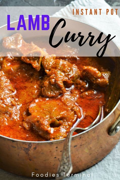 Lamb Curry Recipes Indian, Madras Curry Recipe, Lamb Madras, Pressure Cooker Lamb, Madras Recipes, Lamb Curry Recipes, Mutton Curry Recipe, Lamb Stew Recipes, Mutton Recipes