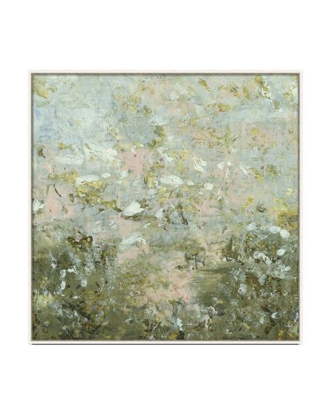 Soothing Artwork, Yellow Wildflowers, Warm And Cool Colors, Classic Interiors, Open Field, Green Hues, Oil On Canvas Painting, Arte Inspo, Studio Mcgee