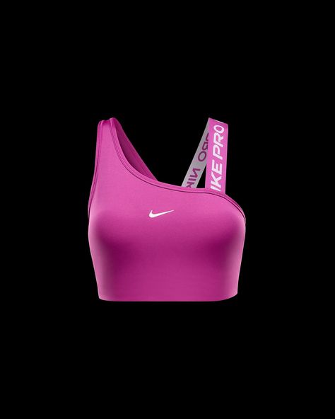 Nike Pro Swoosh Asymmetrical Women's Medium-Support Padded Sports Bra. Nike UK Nike Sports Bra Outfit, Nike Bra, Sports Bra Outfit, Bra Outfit, Sports Bra Nike, Bra Nike, Baggy Clothes, Nike Sports Bra, Padded Sports Bra