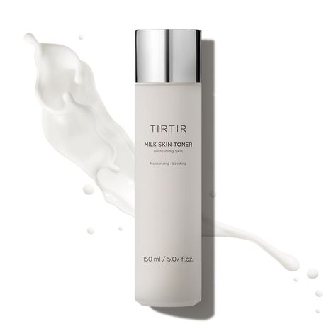 Best Asian Skincare Products, Tir Tir Toner, Tir Tir Toner Milk, Tirtir Milk Toner, Lauren Kim, White Skincare, Milk Toner, Milky Toner, Milk Skincare