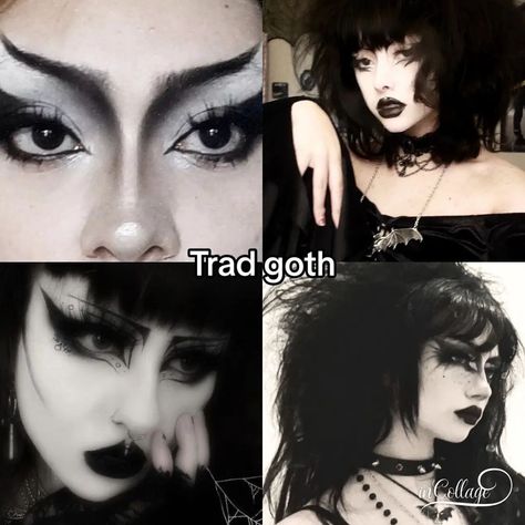 What's your favorite type of goth? 🦇🖤🦇 . Credit: y0u.c4nt.c4tch.m3.n0w Goth Makeup Looks, Trad Goth Makeup, Types Of Goth, Goth Memes, Afro Punk Fashion, Goth Music, Goth Subculture, Trad Goth, Alt Makeup