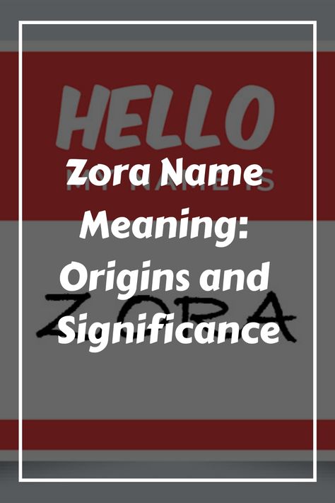 If you’re considering naming your baby girl Zora, you’re in for a treat. Zora is a feminine name of Slavic origin, meaning “dawn.” It is believed to have Ciara Name Meaning, Lara Name Meaning, Reyna Name Meaning, Reverie Name Meaning, Tyler Name, Meaning Of The Name Lyla, Forms Of Literature, S Meaning, Feminine Names