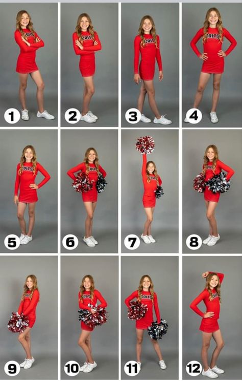 Cheer Squad Pictures, Cheerleading Team Photos, Cheerleader Poses, Dance Team Pictures, Dance Team Photos, Cheerleading Picture Poses, Cheerleading Poses, Cheer Dance Routines, Cheer Team Pictures