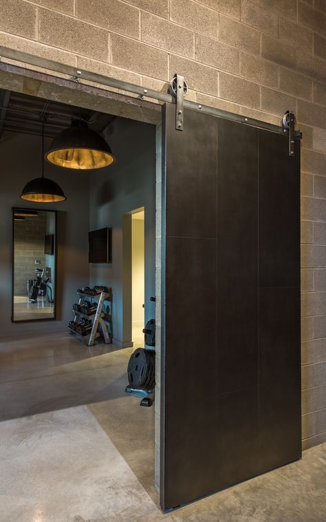 Gallery of Royal House Recording / Saroki Architecture - 24 Industrial Doors, Door Dividers, Industrial Door, Barn Door Designs, Door Design Modern, Street Design, Industrial House, Royal House, Shop Interiors