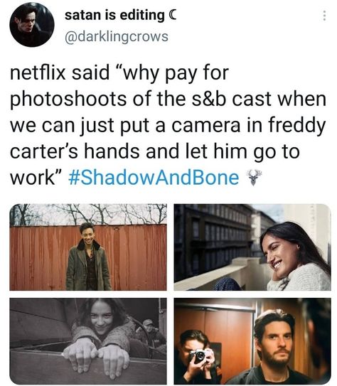 Shadow And Bone Cast, Shadow Bone, Crow Books, Freddy Carter, The Darkling, The Grisha Trilogy, Shadow And Bone, Ben Barnes, Letting Go Of Him