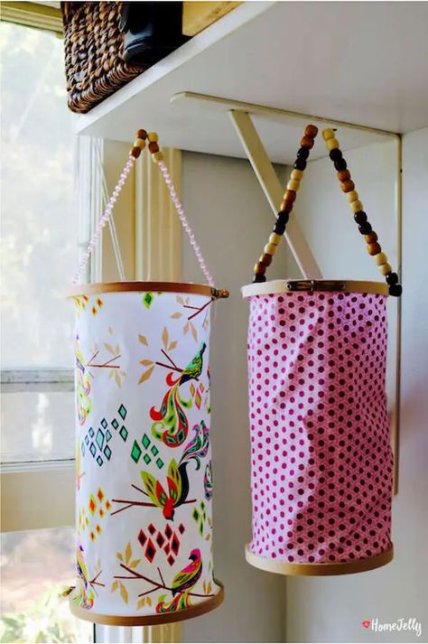 Diy Fabric Lantern, Fabric Lantern, Chandelier Diy, Diy Ceiling, Diy Lanterns, Sukkot, Diy Chandelier, How To Craft, Elegant Embroidery