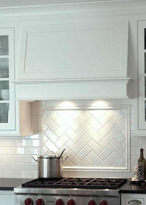 My Kitchen Appliances Have Died. Now what? Backsplash With White Cabinets, Farmhouse Kitchen Backsplash, Patterned Tile Backsplash, White Kitchen Backsplash, White Subway Tile Backsplash, Beach House Kitchens, White Subway Tiles, Kitchen Backsplash Designs, Herringbone Tile