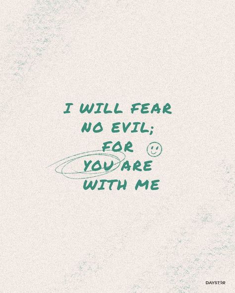 I Will Fear No Evil, Fear No Evil, Aura Quotes, No Evil, Christian Quotes Inspirational, The Shadow, Uplifting Quotes, Encouragement Quotes, The Valley