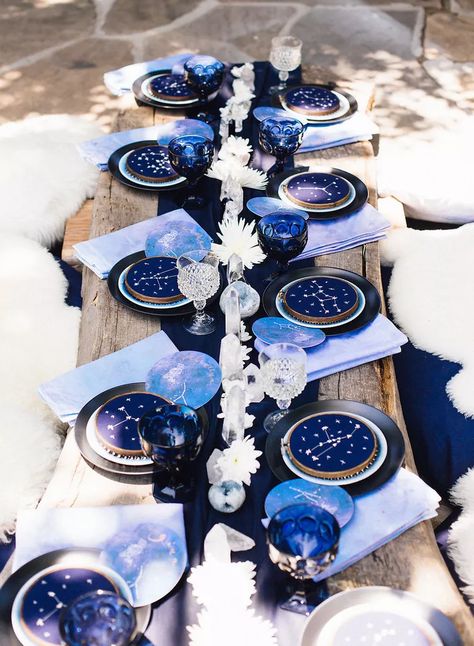 Constellation Wedding, Celestial Wedding Theme, Galaxy Wedding, Starry Night Wedding, Celestial Wedding, Space Wedding, Sweet 15, Martha Stewart Weddings, Star Wedding