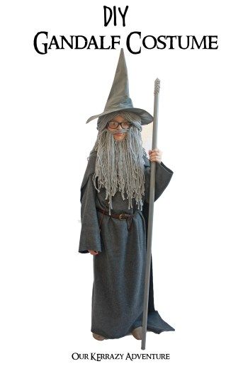 diy-gandalf-costume-lord-of-the-rings-costume-ideas-copy Gandolf Costumes, Diy Hobbit Costume, Hagrid Costume, Gandalf Costume, Lotr Party, Hobbit Costume, Sibling Costume, Lotr Costume, Hubble Bubble