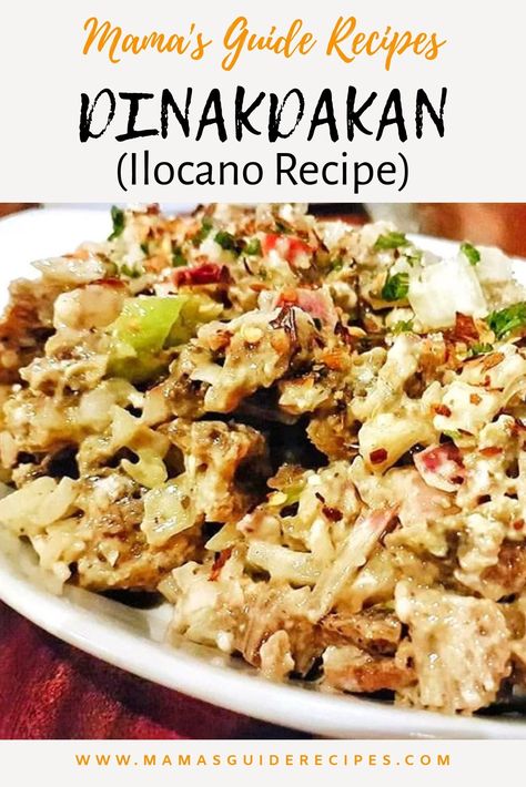 Dinakdakan Recipe Filipino Food, Dinakdakan Ilocano Recipe, Ilocano Recipes, Sisig Recipe Philippines, Dinakdakan Recipe, Sisig Recipe, Cultural Recipes, Recipes Using Pork, Filipino Food Dessert