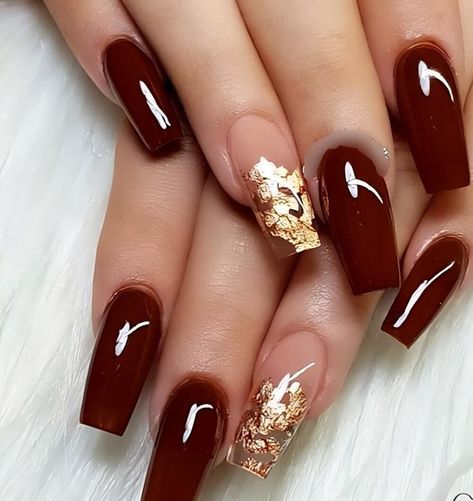 30 Burgundy Nail Designs To Awaken Your Inner Seductive - 212 Elegant Burgundy Nails, Burgundy Nail Designs Fall, Wine Red And Gold Nails, Coffin Nails Fall Colors, Nude And Burgundy Nails, Maroon And Silver Nails, Maroon And Gold Nails Design, Burgundy Nails With Gold Glitter, Nail Designs Burgundy