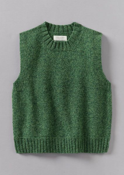 Neat Mouline Wool Tank | Thorn Green Marl Fair Isle Sweaters, Striped Sweaters, Merino Sweater, Crochet Clothing, Mens Loungewear, Boiled Wool, Loungewear Women, Fair Isle Sweater, Women Nightwear