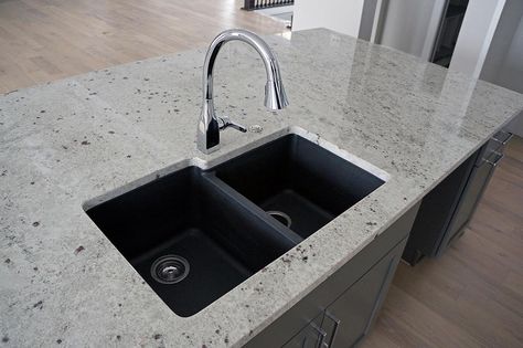 Stone of the month: Colonial White Granite Colonial White Granite Kitchen, Granite Window Sill, Colonial White Granite, Light Colored Granite, White Granite Countertops Kitchen, Stone Pool Coping, White Granite Kitchen, Granite Polish, Granite Monuments