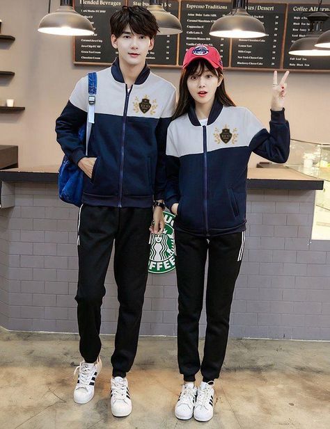 High School Uniform, Couple Clothes, School Uniform Fashion, School Uniform Outfits, Concept Clothing, School Dresses, Uniform Fashion, Uniform Design, School Uniforms