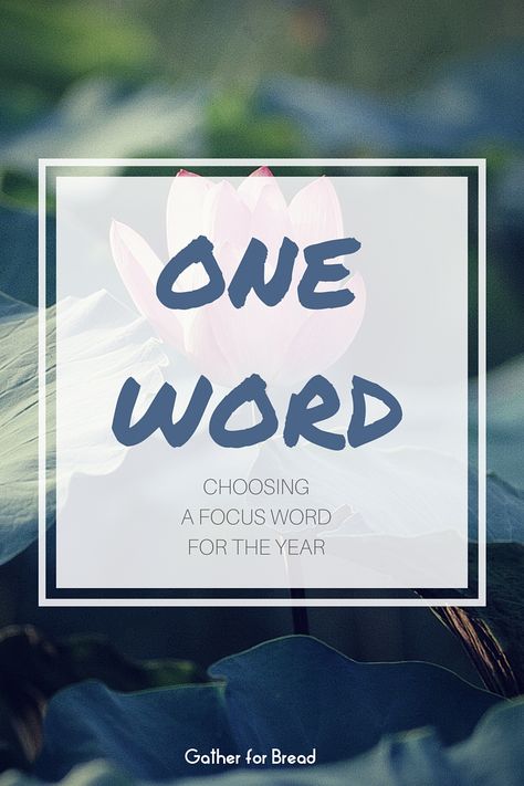 One Word -Choosing Focus word for the Year Focus Word, Word For The Year, Affiliate Website, Word Of The Year, Words Matter, Ordinary People, Learn English Vocabulary, Life Plan, Self Discipline