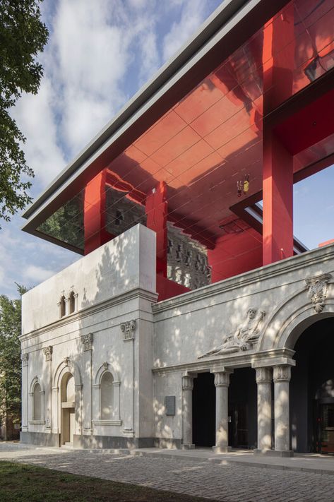 Tumo Center for Creative Technologies / Bernard Khoury Architects | ArchDaily Bernard Khoury, Renovation Architecture, Monochromatic Palette, Adaptive Reuse, Historical Architecture, Concept Architecture, Architecture Project, Renovation Project, Historic Buildings