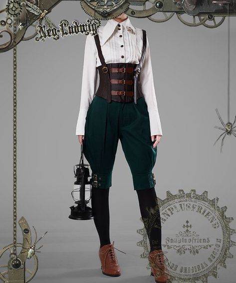 Old Fashion Dresses, Steampunk Clothing, Fantasy Clothing, Steampunk Fashion, Fantasy Fashion, Cosplay Outfits, Mode Vintage, Character Outfits, Art Clothes