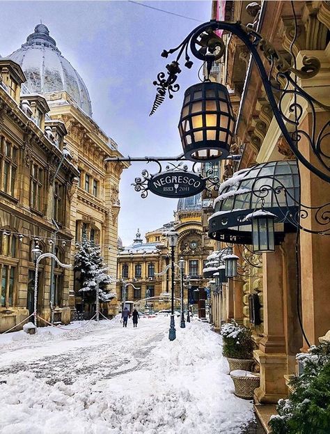 Romania Travel, Bucharest Romania, Voyage Europe, Winter Scenery, Pretty Places, Winter Scenes, Serbia, Travel Dreams, Beautiful World