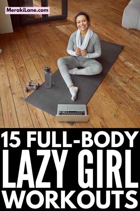 Get Fit Fast: 15 Full Body At Home Lazy Girl Workouts Girl Arm Workout, Exercise At Your Desk, Get Fit Fast, Lazy Girl Workout, Love Sweat Fitness, Pilates Workout Routine, Workout For Flat Stomach, Popsugar Fitness, Ab Workout At Home